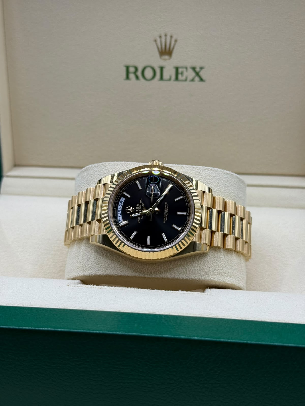 Rolex Day-Date 228238 Black Dial – Bild 3