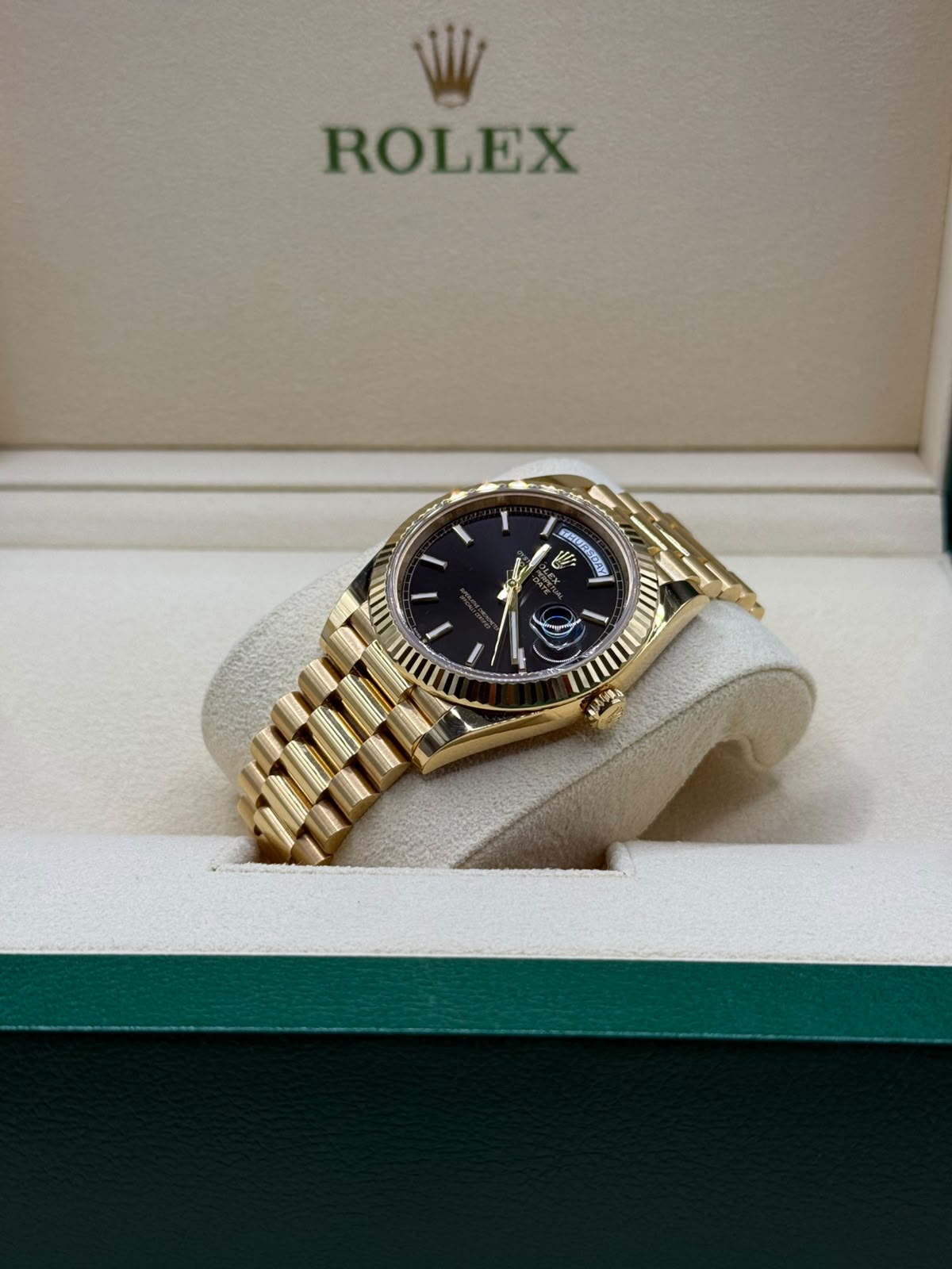 Rolex Day-Date 228238 Black Dial – Bild 5